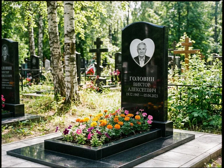 Овальный цветной портрет на керамике в Белгороде