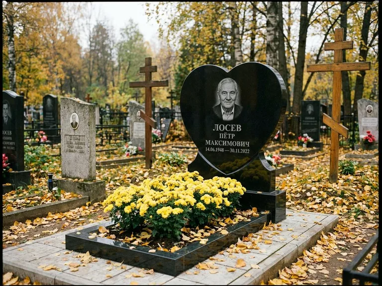 Керамический портрет пожилой женщины в Белгороде
