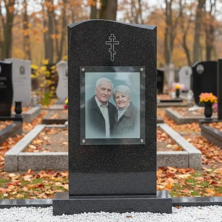 Портрет на стекле 400×600 мм в полный рост на памятнике в Белгороде