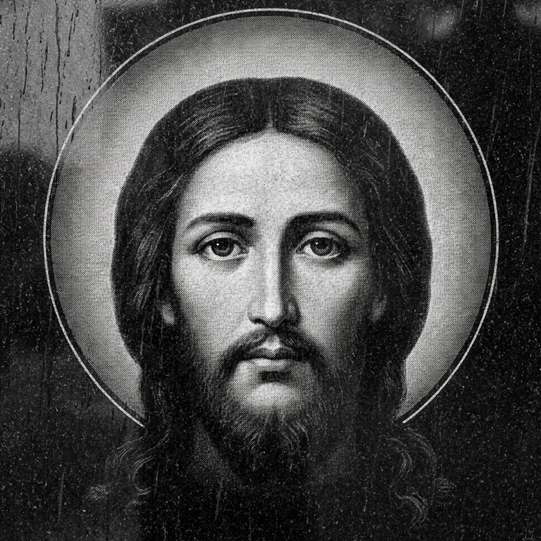 Эскиз иконы: «Моление о чаше» (полутон) — сюжетная композиция, гравировка на памятник в Белгороде