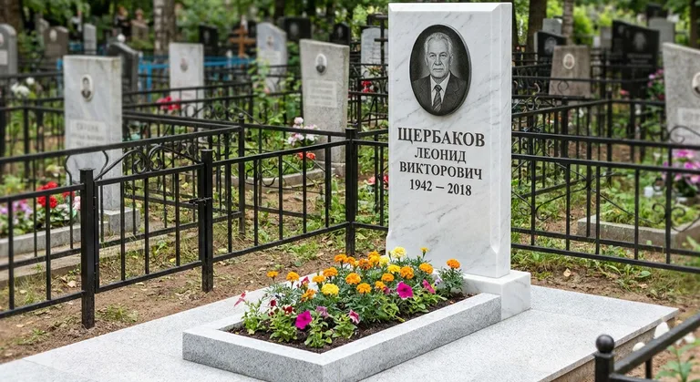 Мраморный памятник, Памятники мастерской «Мастер Каменев» на кладбищах Нижнего Новгорода