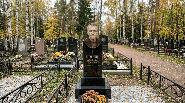 Портрет на стекле на вертикальной стеле в Белгороде