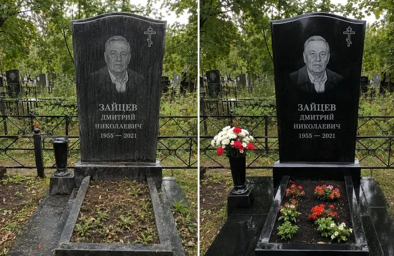 Уборка комплекса со скамьёй и плиткой до и после в Белгороде