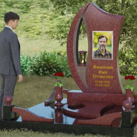 Памятник Гранитный вертикальный светский - П078