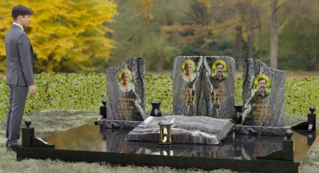 Изготовление и установка памятника с природой