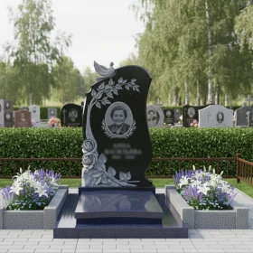 Памятник элитный гранитный для мемориального комплекса - ПН006