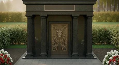 Выбор гранитного памятника с металлическими элементами