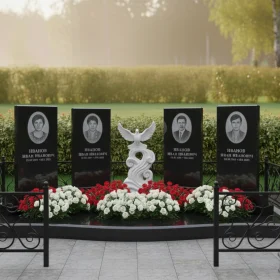 Гранитный или мраморный памятник элитный - ПН675