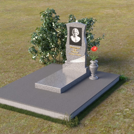 Памятник — книга с гравировкой из гранита, гранит Мансуровский, в Якутске