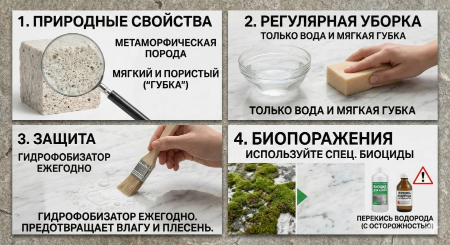 infografika-ukhod-za-mramorom-svoystva-uborka-zashchita-bioporazheniya