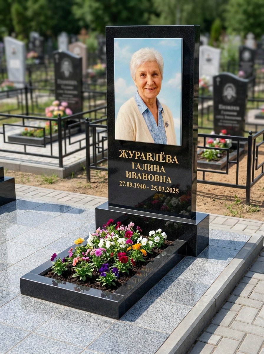 Портрет на памятнике в Белгороде — Портрет в полный рост — керамогранит 400×600 мм
