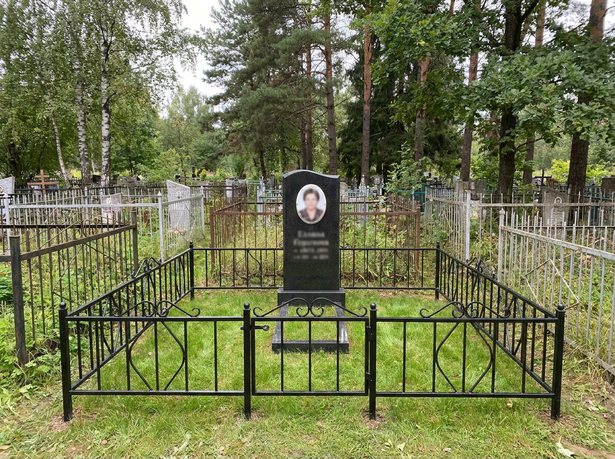 Установка ограды в Белгороде — пример 4